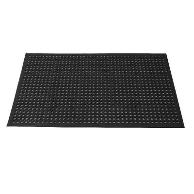 Alfombra antifatiga negra 152x91x0.5cm