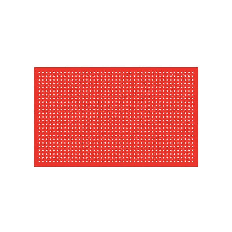 Alfombra Antifatiga Goma Roja 91X152X0.5Cm