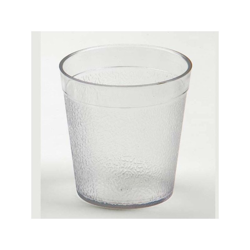 Vaso bajo 250ml empavonado policarbonato