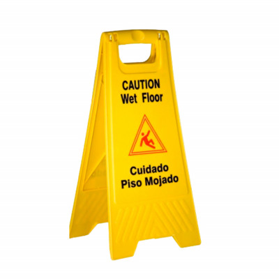 LETRERO PALETA CUIDADO PISO RESBALADIZO