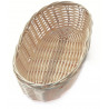 Cesta Polyrattan Ovalada Beige | 23x8.9x5cm