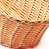 Cesta Polyrattan Ovalada Beige | 38x15x7.6cm