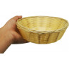 Cesta Polyrattan Redonda Beige | Ø17.8x5cm