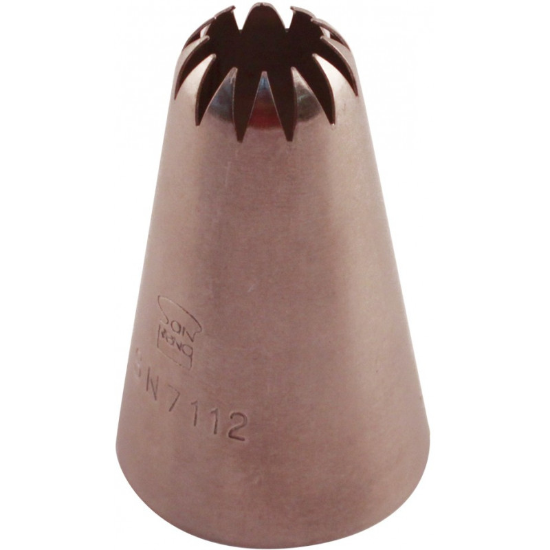 Boquilla Rizada 12P Inox Ø13.5Xø25X40Mm Sanneng Sn7112