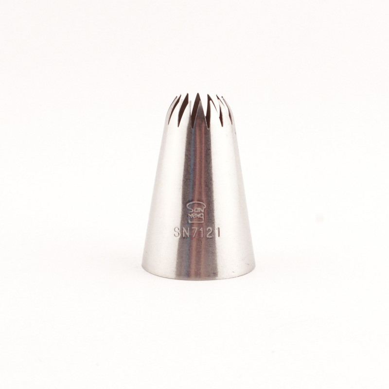 Boquilla Rizada 14P Inox Ø17Xø30X45Cm Sanneng Sn7121