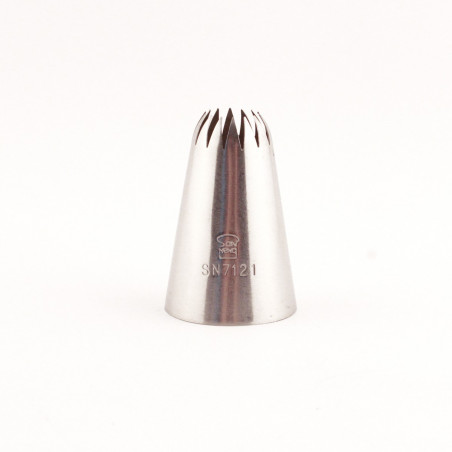 Boquilla Rizada 14P Inox Ø17Xø30X45Cm Sanneng Sn7121