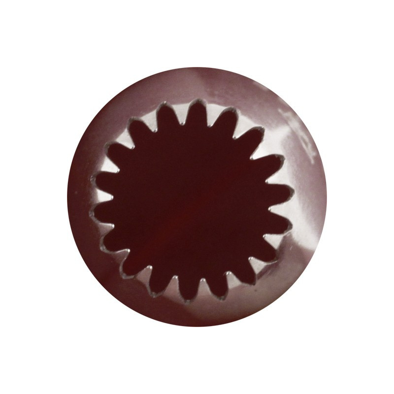 Boquilla Rizada 18P Inox Ø15Xø24X40Mm Sanneng Sn7142