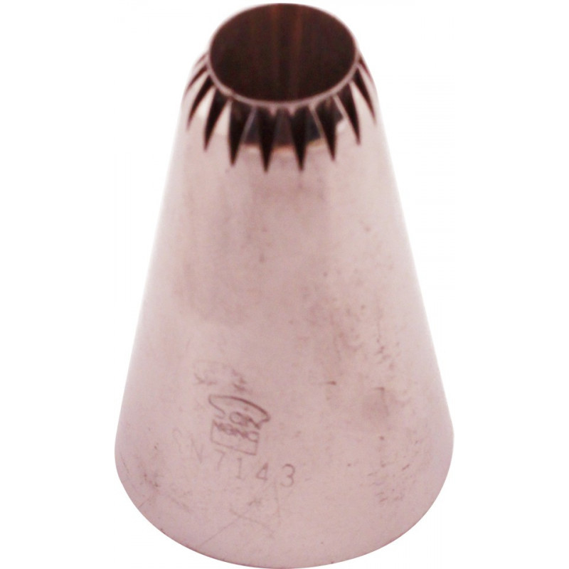 Boquilla Aro Rizado Inox Ø30X48Mm Sanneng Sn7143