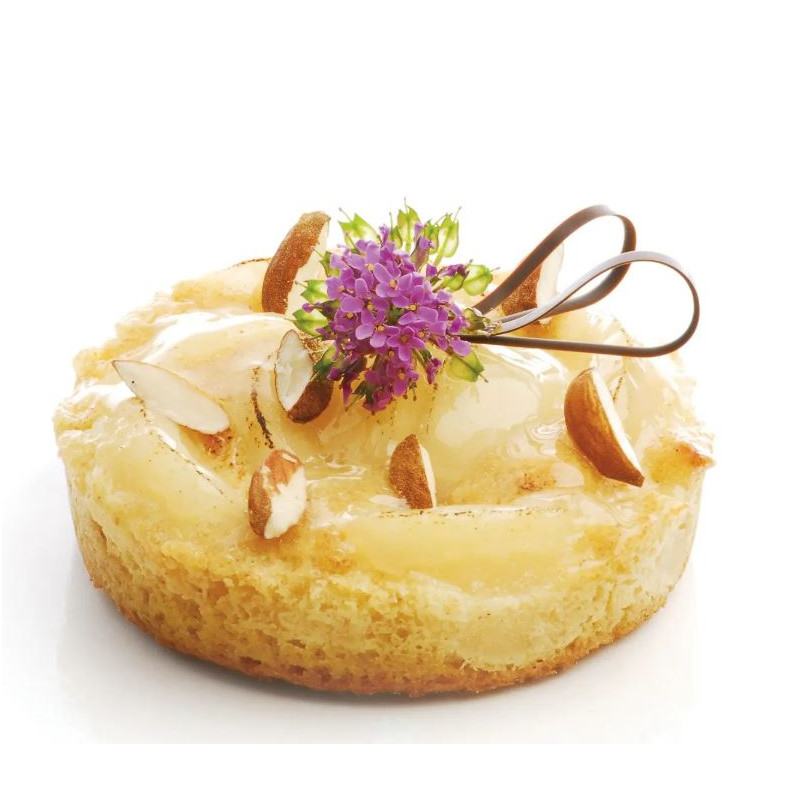 MOLDE TARTALETA SILICON TERRACOTA 6 CAVIDADES Ø70X20MM SILIKOMART SF016