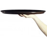 Bandeja Garzón 35cm Plástico Antideslizante Negra