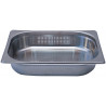Depósito gastronorm perforado 1/2 6.5cm acero inoxidable 0.6mm Big Chef
