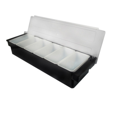 Porta condimentos plástico de 6 compartimientos