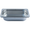 Depósito gastronorm 1/4 6.5cm acero inoxidable 0.6mm Big Chef