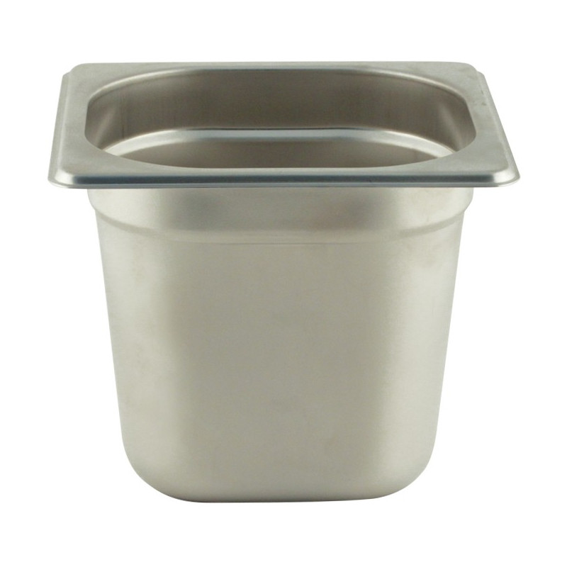 Depósito gastronorm 1/6 15cm acero inoxidable 0.6mm Big Chef