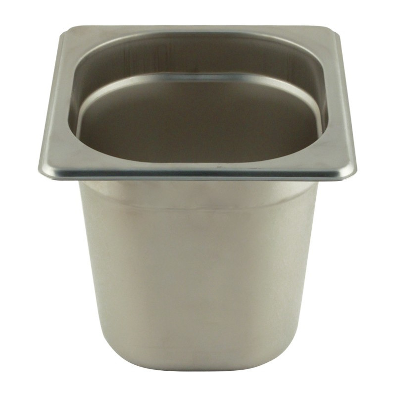 Depósito gastronorm 1/6 15cm acero inoxidable 0.6mm Big Chef