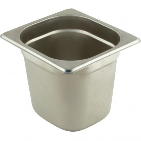 Depósito gastronorm 1/6 15cm acero inoxidable 0.6mm Big Chef
