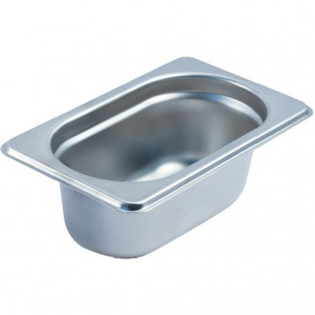 Depósito gastronorm 1/9 6.5cm acero inoxidable 0.6mm Big Chef