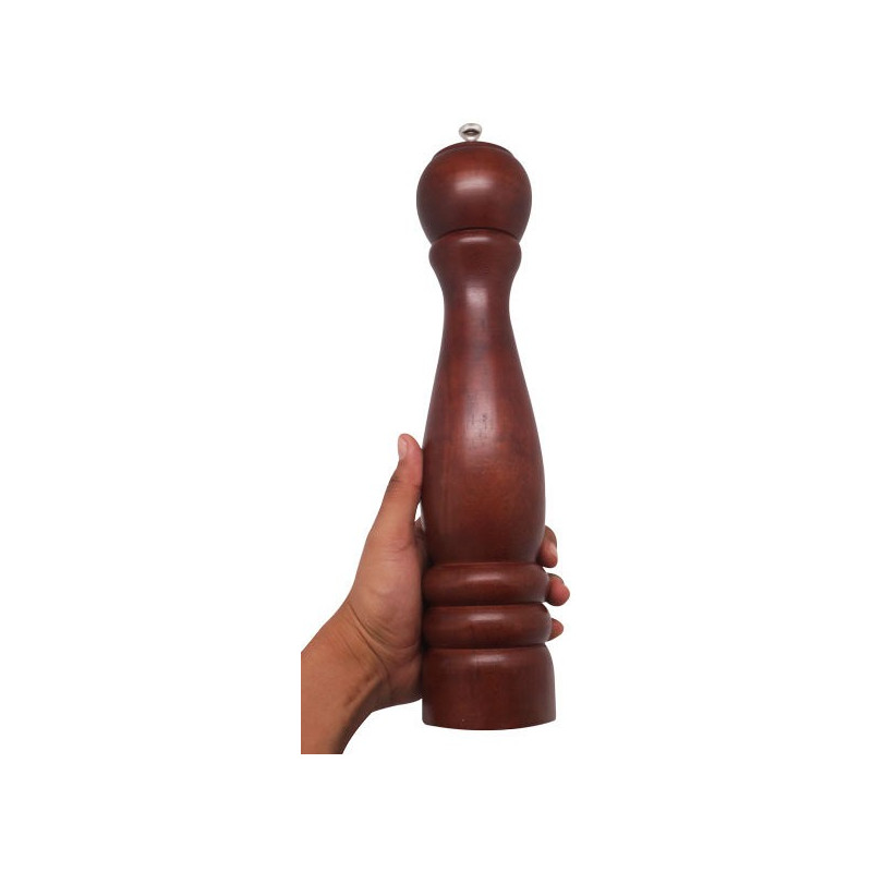 Molinillo Pimienta Madera Caoba 46Cm