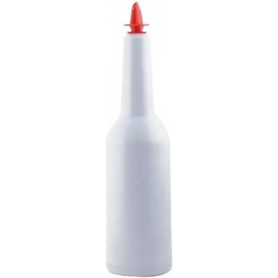 Botella Bar 1L Abs Blanco C/Dosif