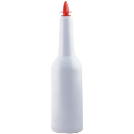 Botella Bar 1L Abs Blanco C/Dosif