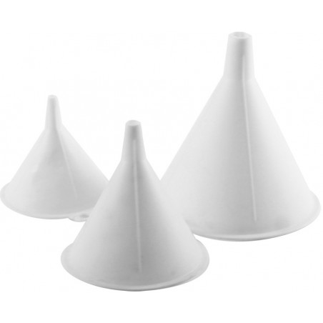 Embudo Plast Ø0.75-Ø1.25Cm Set 3Unds